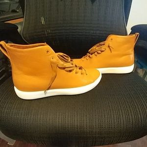 Converse Brown Leather high tops